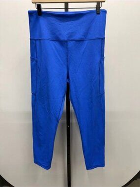 Zyia Active Blue Metallic Light N Tight Leggings